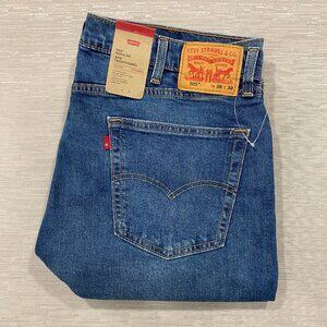 Levis 505 Regular Mens Size 38 x 30 Straight Leg Medium Wash Denim Jeans